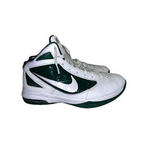 Size 8-Nike Flywire 454140-107 Green and White-Clean